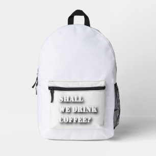 Knopf Bedruckter Rucksack