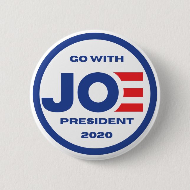 Knopf Biden 2020 , Joe Biden 2020 Button (Vorderseite)