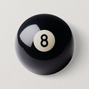 Knopf Billardsnooker-8-Ball Button