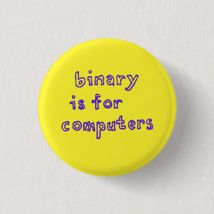 Knopf binär ist für Computer Button