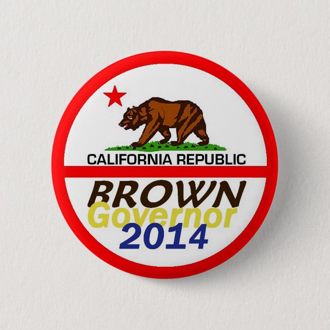 Knopf BROWN-Gouverneur-2014 Button (Vorderseite)
