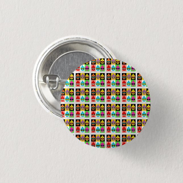 Knopf Button (Vorne & Hinten)