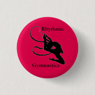 Knopf-Button "Gymnastgeschenke " der rhythmischen Button
