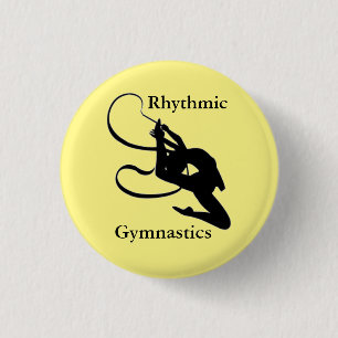 Knopf-Button "Gymnastgeschenke " der rhythmischen Button