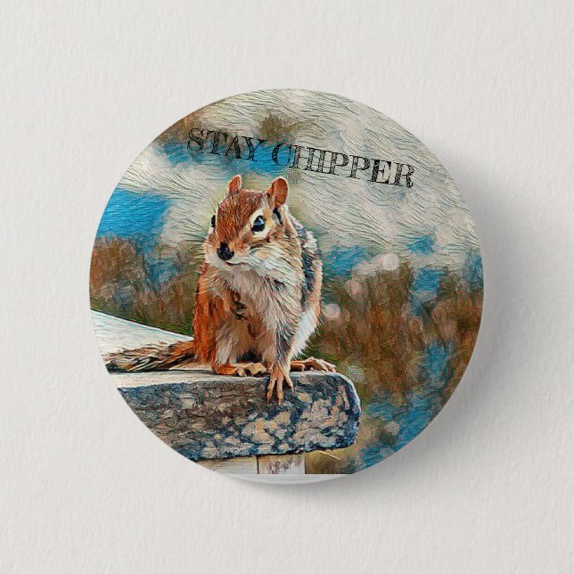 Knopf Chipmunk Button (Vorderseite)