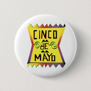 Knopf Cinco Des Mayo Button