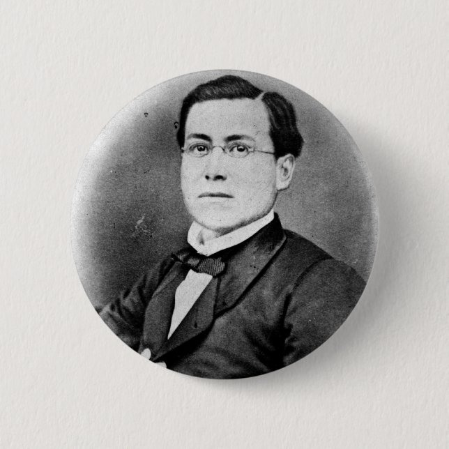 Knopf Cinco Des Mayo Ignacio Saragossa Seguín Button (Vorderseite)