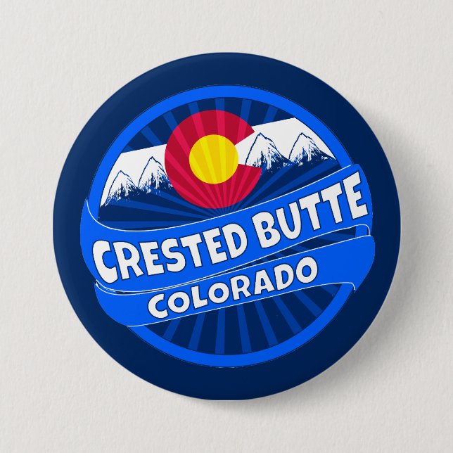 Knopf "Created Butte Colorado" Button (Vorderseite)