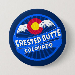 Knopf "Created Butte Colorado" Button