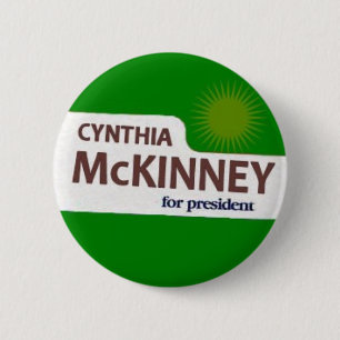 Knopf Cynthias McKinney Button