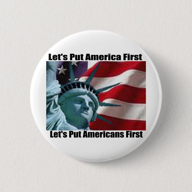 Knopf Dame Liberty Button (Vorderseite)