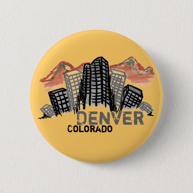 Knopf Denvers Colorado Button (Vorderseite)