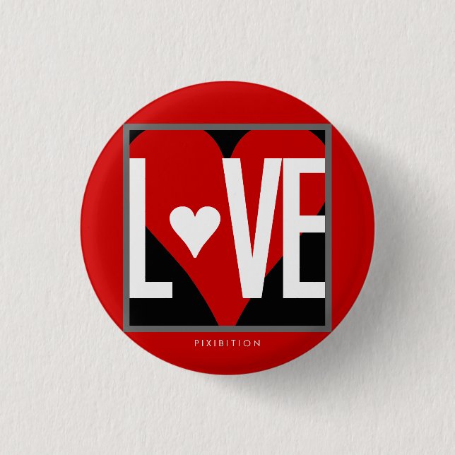 Knopf der Liebe-#2 (Set von 4) Button (Vorderseite)