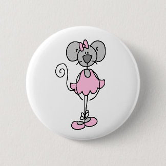Knopf der Mäuseballerina-vier Button