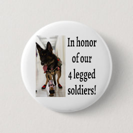 Knopf der Soldat-K9 Button