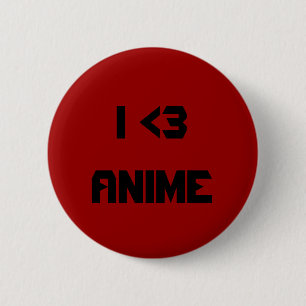 Knopf des Anime I <3 Button