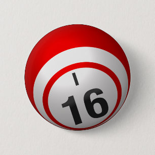 Knopf des Bingo I 16 Button