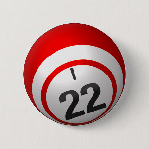 Knopf des Bingo I 22 Button
