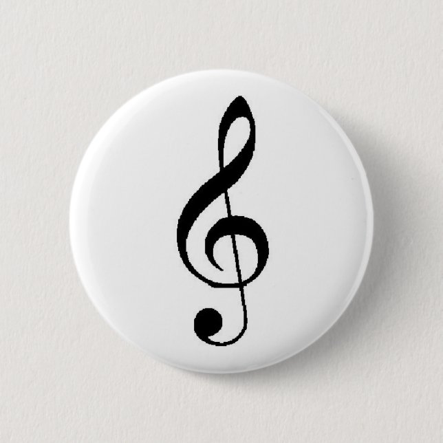 Knopf des dreifachen Clef Button (Vorderseite)