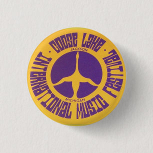 Knopf des Goose See-Festivals 1970 Button