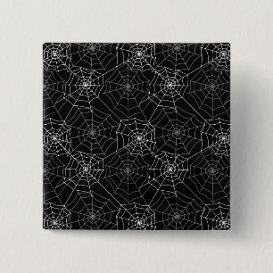 Knopf des Halloween-Spinnen-Netz-Muster-  Button