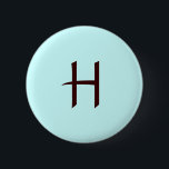 Knopf des Monogramm-H Button<br><div class="desc">Monogramm-Knopf</div>