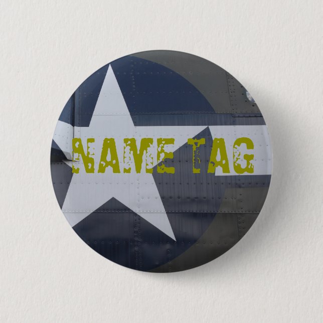 Knopf des Namensschild-B-17 Button (Vorderseite)