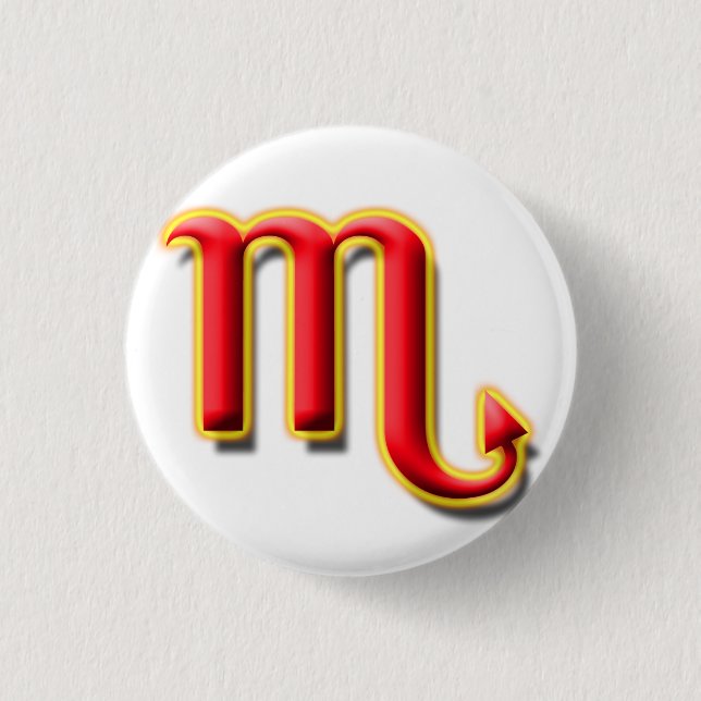 Knopf des Skorpions-#1 Button (Vorderseite)