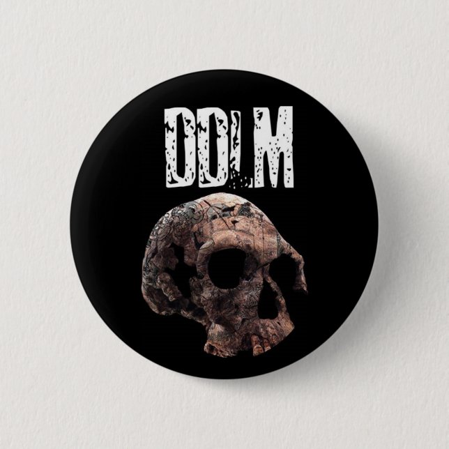 Knopf Dia De Los Muertos DDLM Logo Button (Vorderseite)