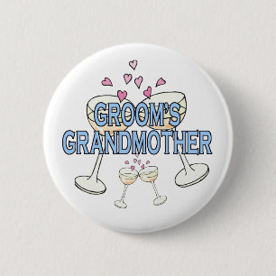 Knopf: Die Großmutter des Bräutigams Button