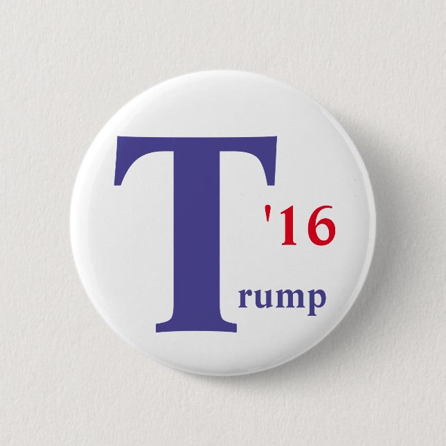 Knopf Donald Trump 2016 Button (Vorderseite)