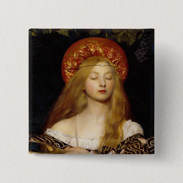 Knopf: Eitelkeit - von Frank Cadogan Cowper Button (Vorderseite)