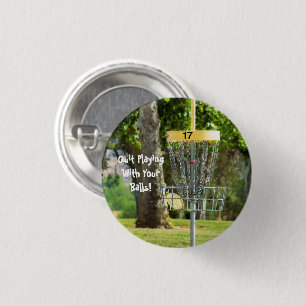 Knopf "Fantastisches Disk Golf" Button