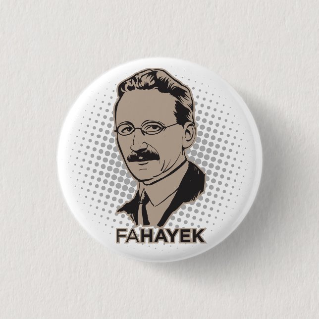 Knopf Fas Hayek Button (Vorderseite)