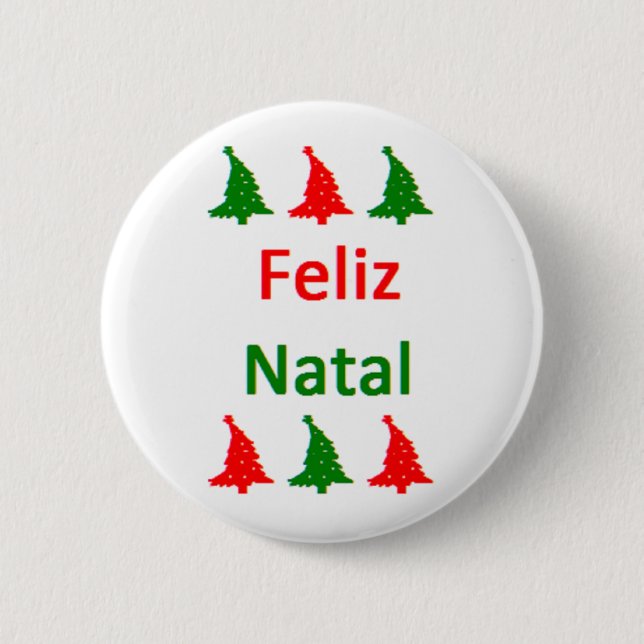 Knopf Feliz-Nationalbäume Button (Vorderseite)