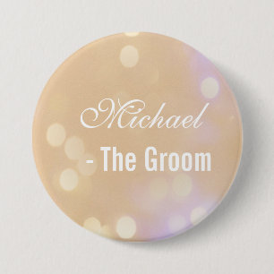 Knopf für den Namen der Hochzeit Button