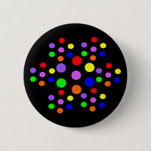 Knopf für Regenbogenflächen Button