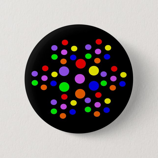 Knopf für Regenbogenflächen Button (Vorderseite)