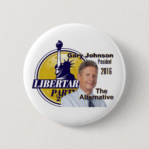 Knopf Garys JOHNSON 2016 Button