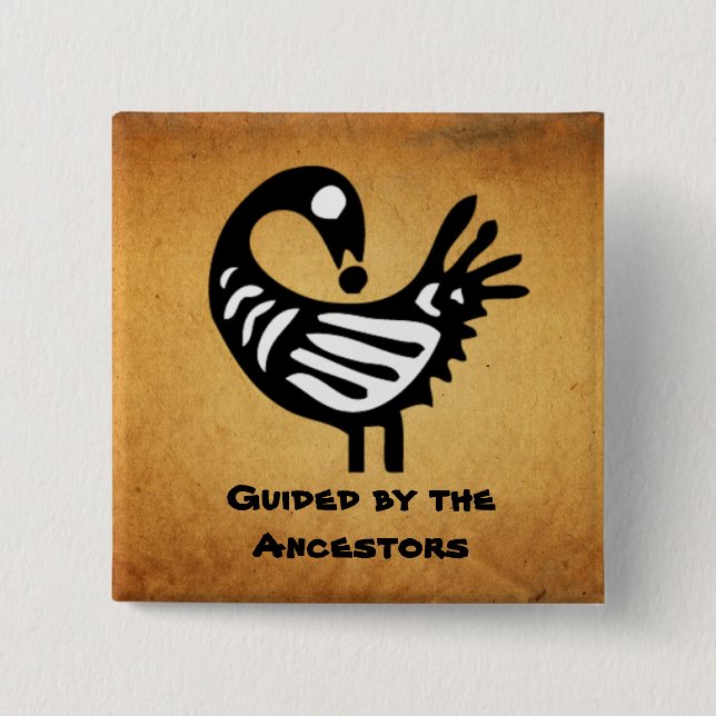 Knopf ~ geführt von den Vorfahren Button (Vorderseite)