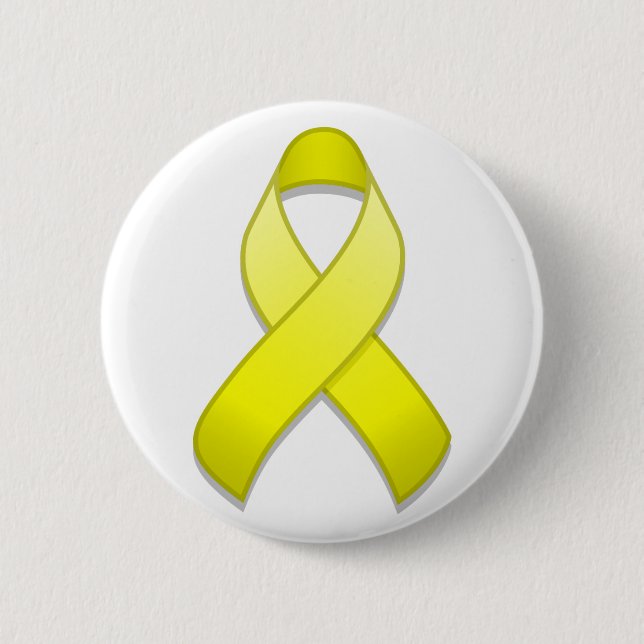 Knopf Gelbes Bewusstsein Button (Vorderseite)