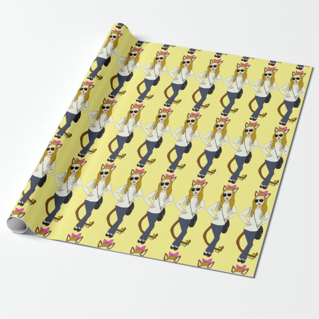 Knopf Geschenkpapier (Ungerollt)
