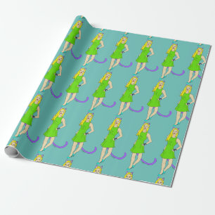 Knopf Geschenkpapier