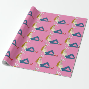 Knopf Geschenkpapier