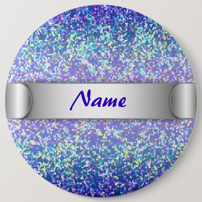 Knopf-Glitzer-Grafik-Hintergrund Button (Vorderseite)