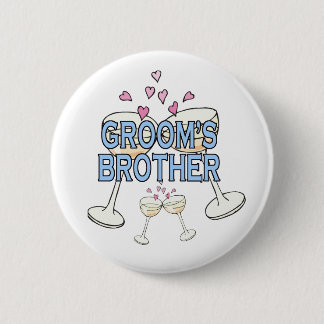 Knopf: Groomsche Brüder Button