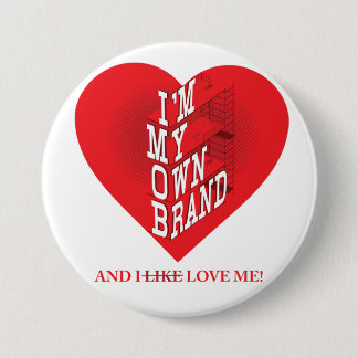 Knopf herauf Ihre Marke! Button