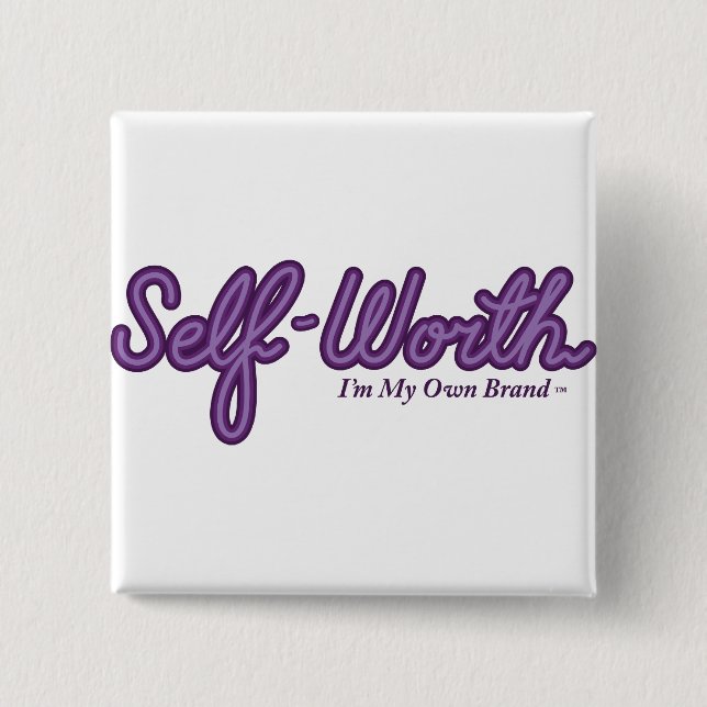 Knopf herauf Ihre Marke Button (Vorderseite)