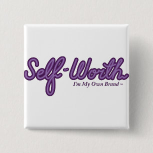 Knopf herauf Ihre Marke Button