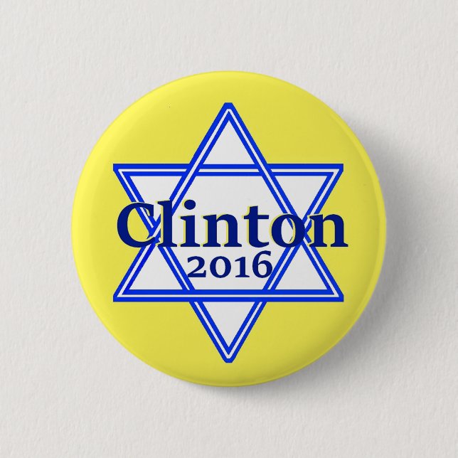 Knopf Hillary 2016 Button (Vorderseite)